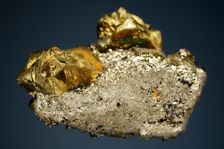 CHALCOPYRITE on PYRITE